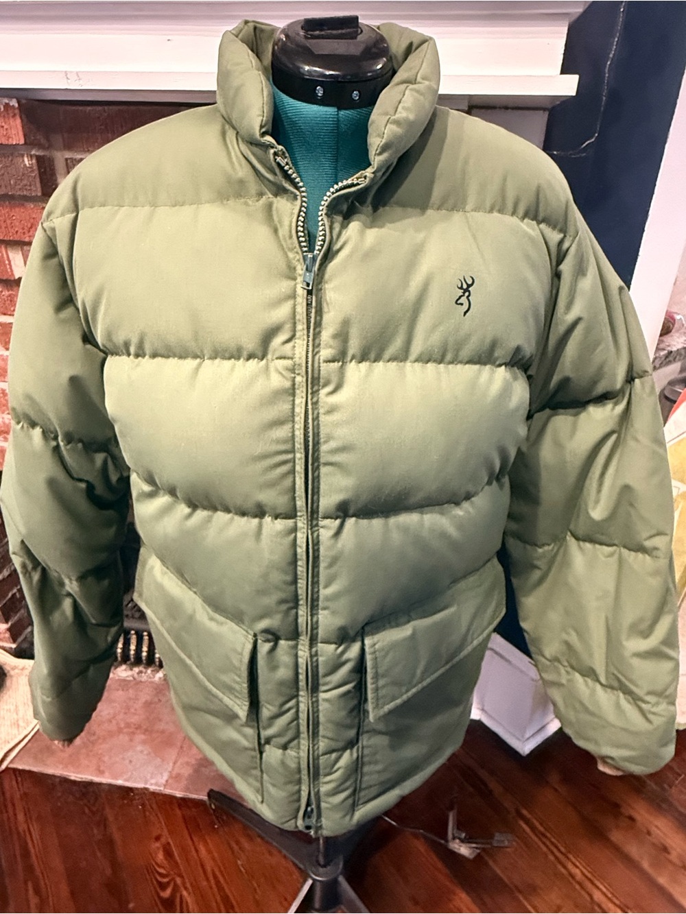 Browning Olive Green Down Jacket